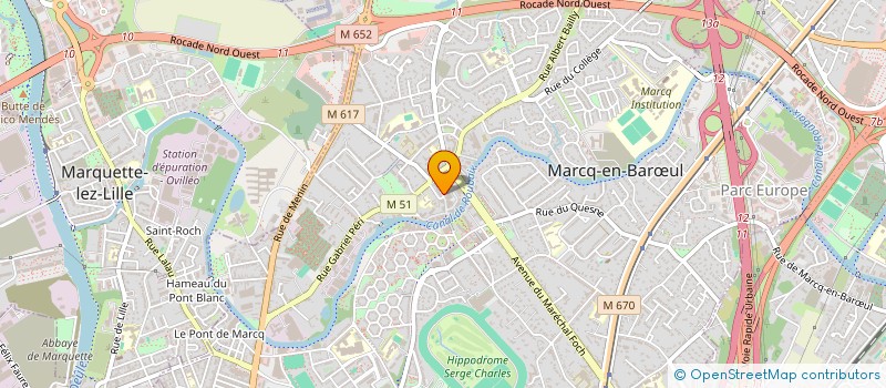 localisation de l'entreprise SOC CIVILE AURORE à MARCQ-EN-BARŒUL