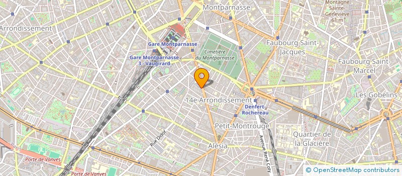 localisation de l'entreprise SOC CIVILE AVE MAINE ET PASS TOUR VANVES  PARIS