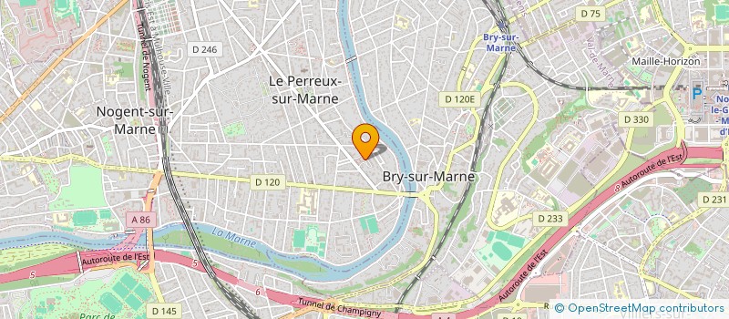 localisation de l'entreprise SOC CIVILE BEAUFRANCHET 320 à LE PERREUX-SUR-MARNE