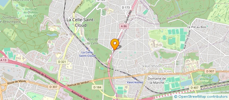 localisation de l'entreprise SOC CIVILE BENAD  LA CELLE-SAINT-CLOUD