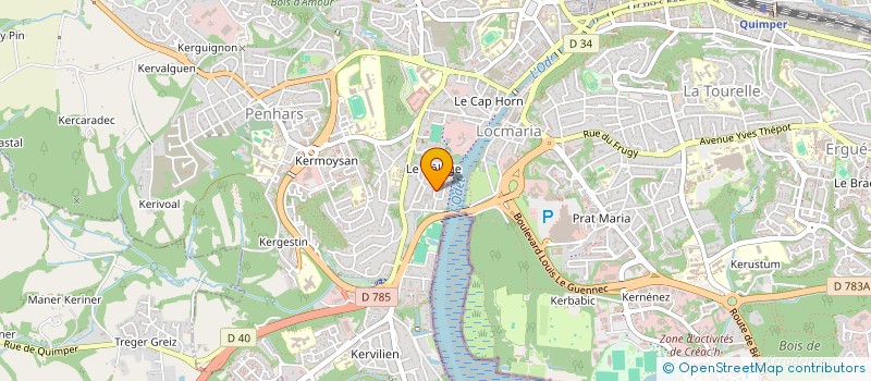 localisation de l'entreprise SOC CIVILE BOIS DE KERMINISY à QUIMPER