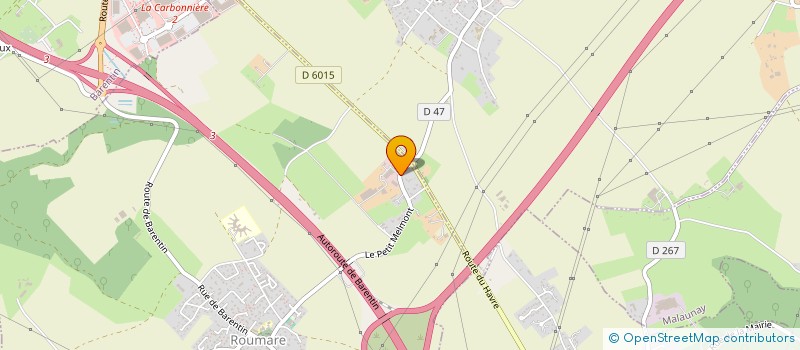 localisation de l'entreprise SOC CIVILE BRIGITTE ET JEAN-LUC FOSSE  ROUMARE