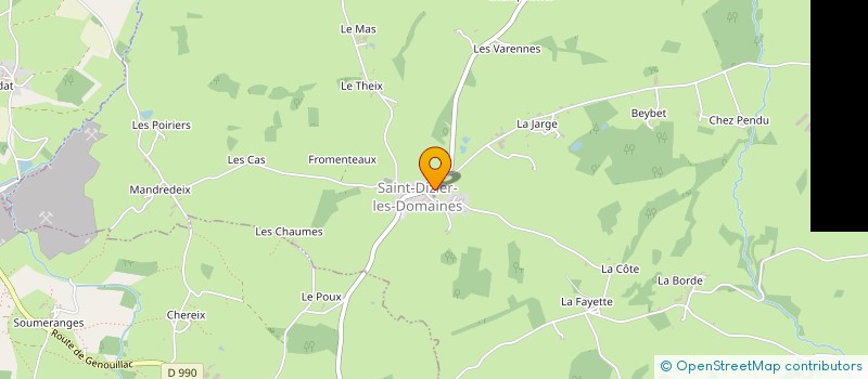 localisation de l'entreprise SOC CIVILE BRIMBAL-RAPIN  CHATELUS-MALVALEIX