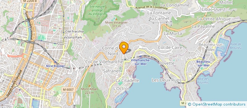 localisation de l'entreprise SOC CIVILE CALLIAN PLACE à VILLEFRANCHE-SUR-MER