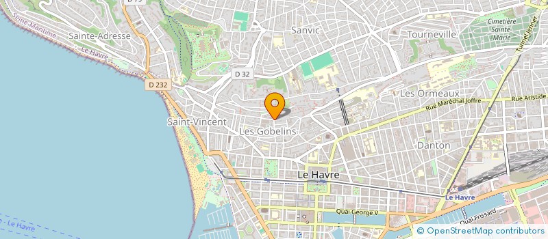 localisation de l'entreprise SOC CIVILE CAN FONTS à LE HAVRE