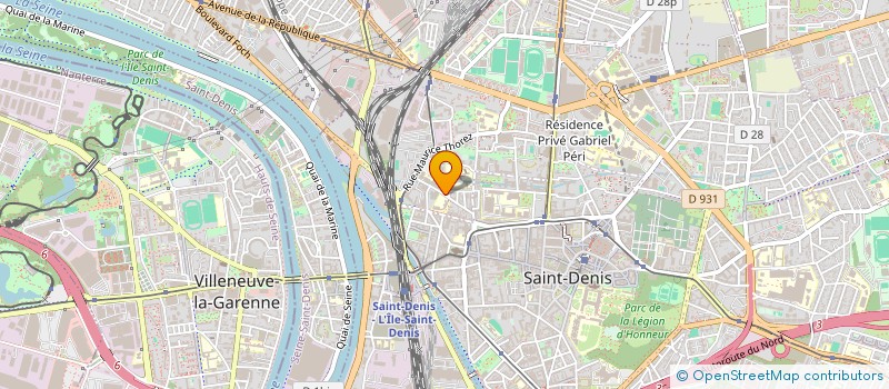 localisation de l'entreprise SOC CIVILE CARDIOLOGIE ELSA TRIOLET  SAINT-DENIS
