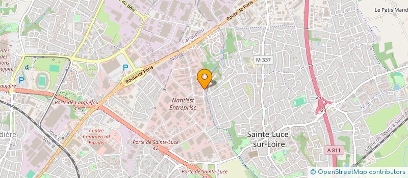 localisation de l'entreprise SOC CIVILE CENTRE COMMERCIAL DE GROS à NANTES