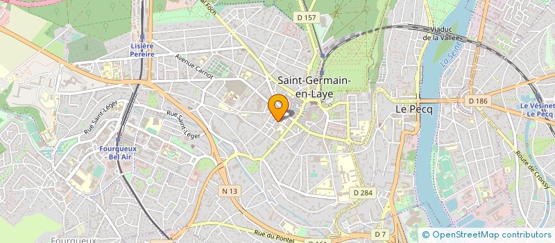 localisation de l'entreprise SOC CIVILE CENTRE COMMERCIAL LA VATINE  SAINT-GERMAIN-EN-LAYE