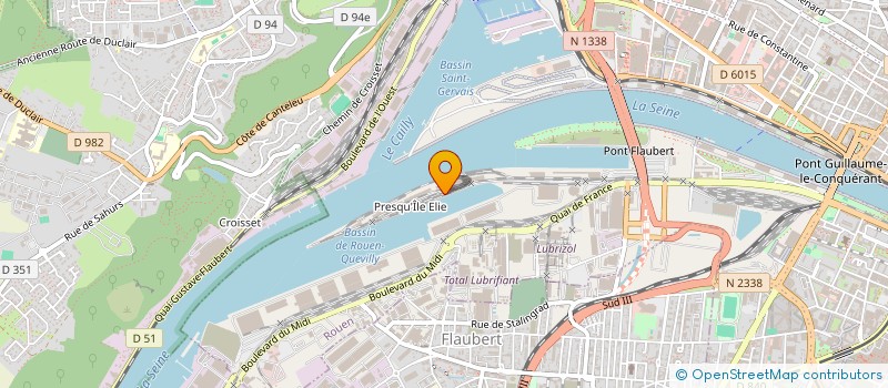 localisation de l'entreprise SOC CIVILE CEREALIERE STOCK PORT ROUEN à ROUEN