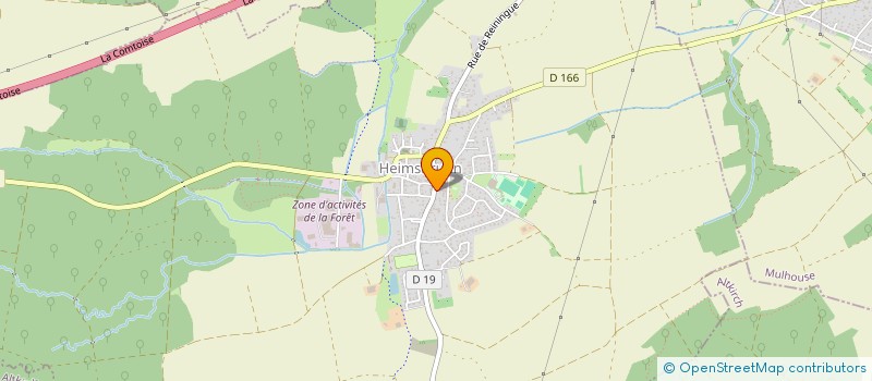 localisation de l'entreprise SOC CIVILE CHASSE LES HAUTS BOIS  HEIMSBRUNN