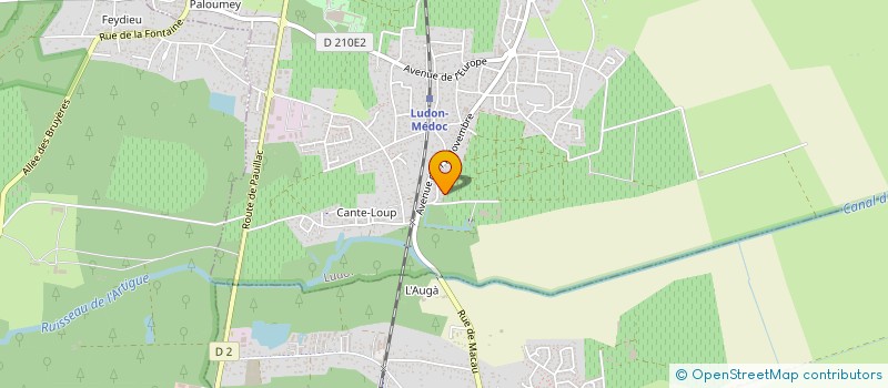 localisation de l'entreprise SOC CIVILE CHATEAU AGASSAC  LUDON-MEDOC