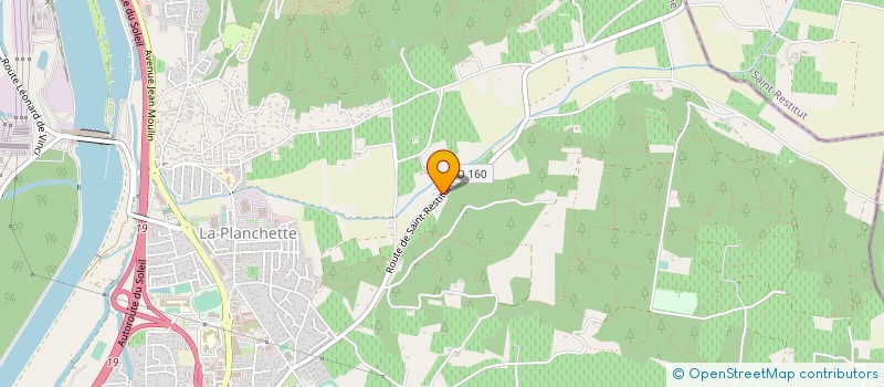 localisation de l'entreprise SOC CIVILE CHATEAU DE LA CROIX CHABRIERE à BOLLENE