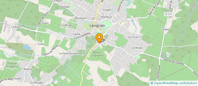 localisation de l'entreprise SOC CIVILE CHATEAU MALARTIC-LAGRAVIERE à LEOGNAN