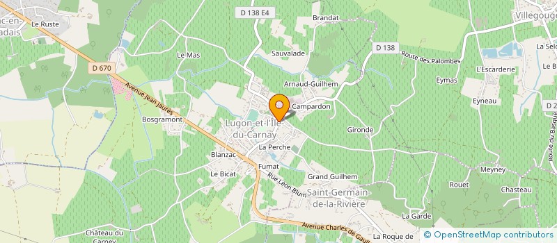 localisation de l'entreprise SOC CIVILE CHATEAU MUSSET CHEVALIER  SAINT-GERVAIS
