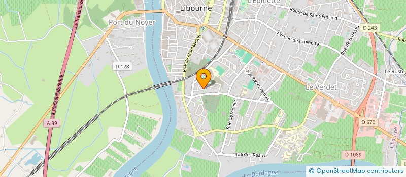 localisation de l'entreprise SOC CIVILE CHATEAU TROTANOY  POMEROL