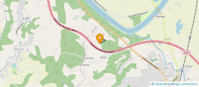 localisation de l'entreprise SOC CIVILE CMCV  LAYRAC