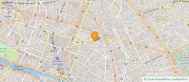 localisation de l'entreprise SOC CIVILE CO PILULE  PARIS