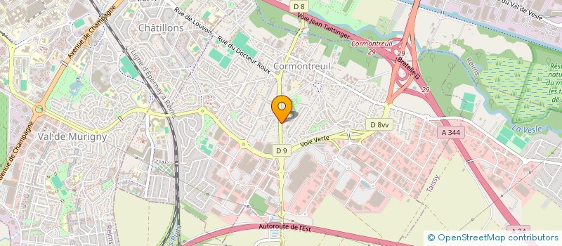 localisation de l'entreprise SOC CIVILE CONSTR LES GLAIEULS à CORMONTREUIL