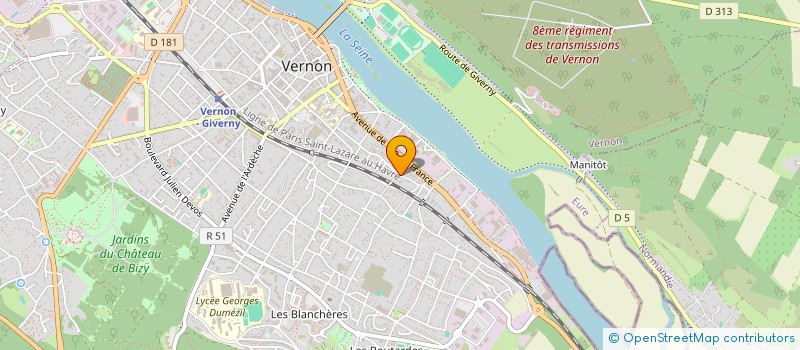 localisation de l'entreprise SOC CIVILE CONSTR VENTE DOMAINE DU LYS à VERNON