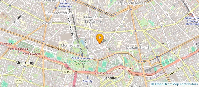 localisation de l'entreprise SOC CIVILE CONSTRUCTION LANDAISES  PARIS