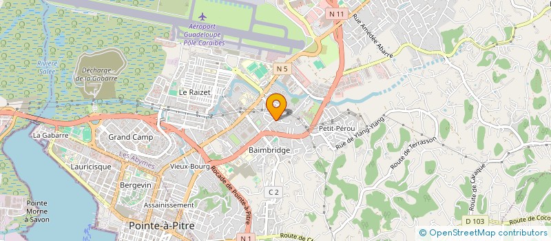 localisation de l'entreprise SOC CIVILE CONSTRUCTION VENTE à LES ABYMES