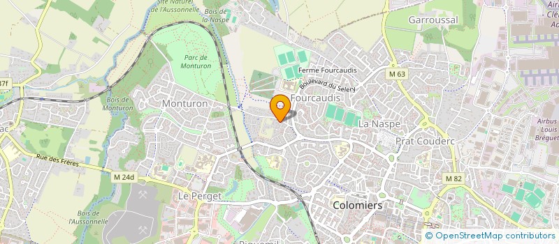 localisation de l'entreprise SOC CIVILE CONSTRUCTION VENTE BENOUL à COLOMIERS
