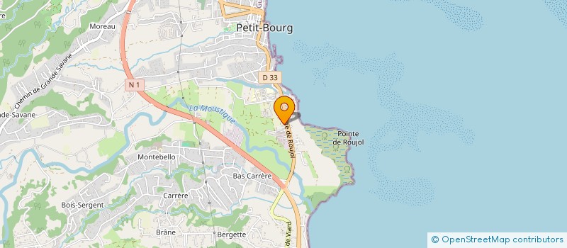 localisation de l'entreprise SOC CIVILE CONSTRUCTION VENTE DE ROUJOL  PETIT-BOURG