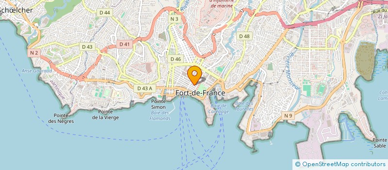 localisation de l'entreprise SOC CIVILE CONSTRUCTION VENTE POSEIDON à FORT-DE-FRANCE