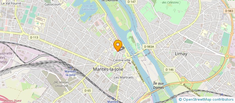 localisation de l'entreprise SOC CIVILE COOP CONSTRUC LES AUREINES I à MANTES-LA-JOLIE