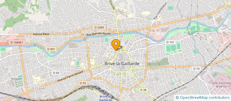 localisation de l'entreprise SOC CIVILE COOP CONSTRUCTION FBG LECLERE à BRIVE-LA-GAILLARDE