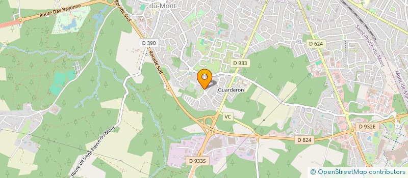 localisation de l'entreprise SOC CIVILE COOP CONSTRUCTION LE HAMEAU  SAINT-PIERRE-DU-MONT