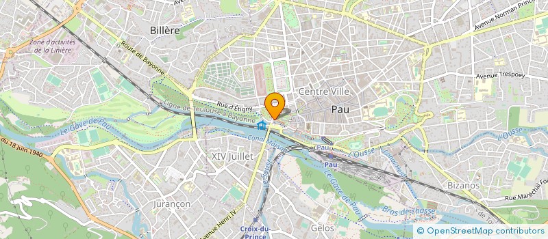 localisation de l'entreprise SOC CIVILE COOP CONSTRUCTION SAUBIONNAIS à PAU