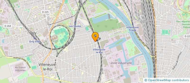 localisation de l'entreprise SOC CIVILE COOPER CONSTR 5 RUE SACCARD à VILLENEUVE-LE-ROI