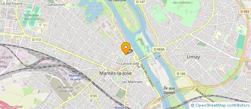 localisation de l'entreprise SOC CIVILE COOPERATIVE CONSTRUC ST LOUIS  MANTES-LA-JOLIE