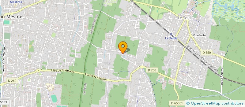 localisation de l'entreprise SOC CIVILE COUGOU  LE TEICH