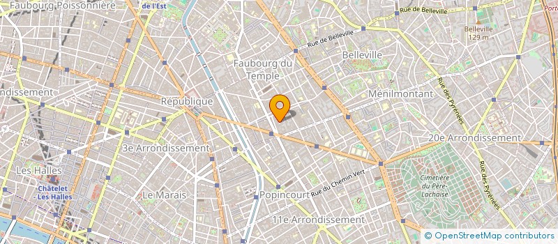 localisation de l'entreprise SOC CIVILE D'ARCHITECT BRET & TRIVIDIC  PARIS