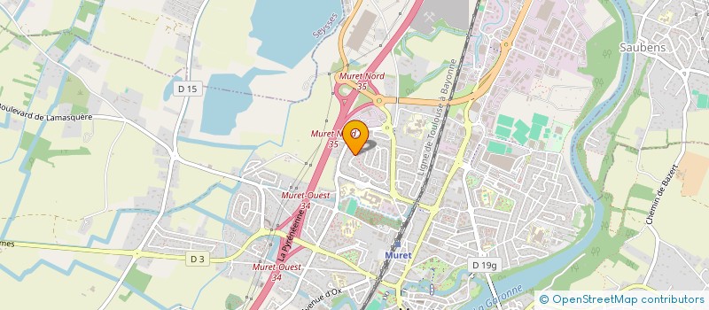 localisation de l'entreprise SOC CIVILE D'INVESTISSEMENTS BENAZETH  MURET