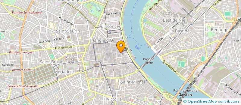 localisation de l'entreprise SOC CIVILE DBG à BORDEAUX