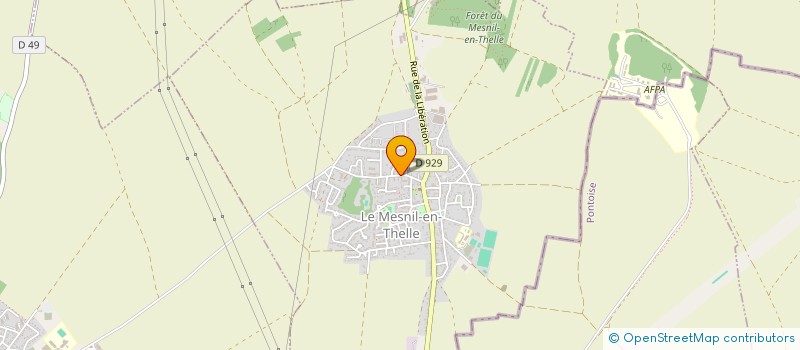 localisation de l'entreprise SOC CIVILE DE CONSTR VENTE DU COLOMBIER à LE MESNIL-EN-THELLE