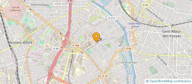 localisation de l'entreprise SOC CIVILE DE CONSTRUCTION LA PRAIRIE  CRETEIL