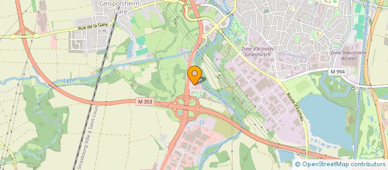 localisation de l'entreprise SOC CIVILE DE CONSTRUCTION VENTE SCHUMAN  GEISPOLSHEIM