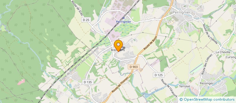 localisation de l'entreprise SOC CIVILE DE CRET-BINOU  ORCIER