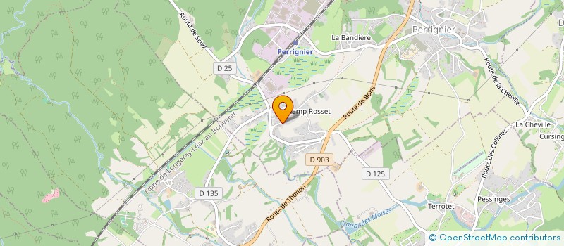 localisation de l'entreprise SOC CIVILE DE CRET-TAGNOUX  ORCIER