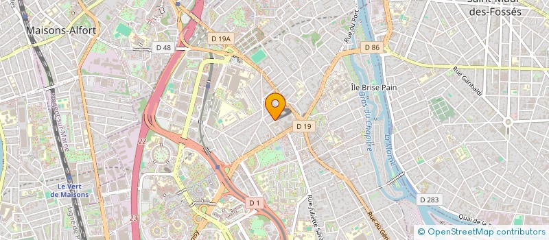 localisation de l'entreprise SOC CIVILE DE FAIT DUBOIS RANDE- CARRE  CRETEIL