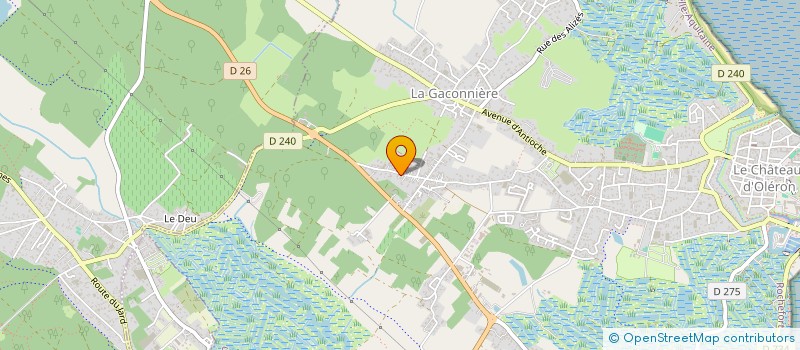 localisation de l'entreprise SOC CIVILE DE FONTEMBRE  LE CHATEAU-D'OLERON