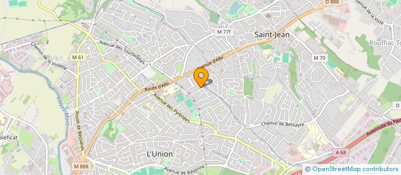 localisation de l'entreprise SOC CIVILE DE GESTION ET DE PLACEMENT à L'UNION