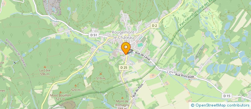 localisation de l'entreprise SOC CIVILE DE L AV JEAN MOULIN à ROUGEMONT-LE-CHATEAU