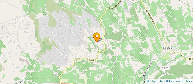 localisation de l'entreprise SOC CIVILE DE L AVENIR à LA CADIERE-D'AZUR