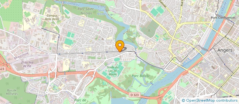 localisation de l'entreprise SOC CIVILE DE L'ECURIE DE L'AVENUE à ANGERS