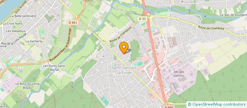 localisation de l'entreprise SOC CIVILE DE L ERIGNY  SAINT-GERVAIS-LA-FORET